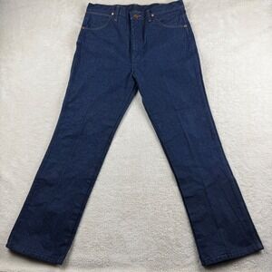 Wrangler Jeans Mens‎ Cowboy Cut Rigid 36x30 Denim Five Pocket Straight Leg
